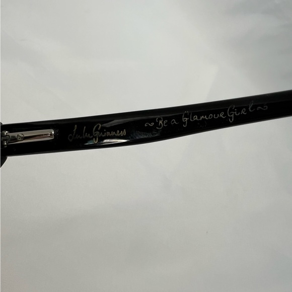 Lulu Guinness Black Cat-Eye Sunglasses - Picture 5 of 7